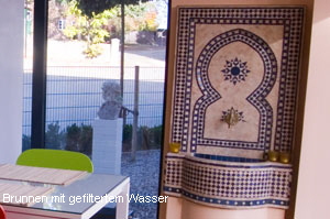 Brunnen mit gefiltertem Wasser